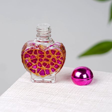 Tempting Glass Bottle for Perfume & Decoration